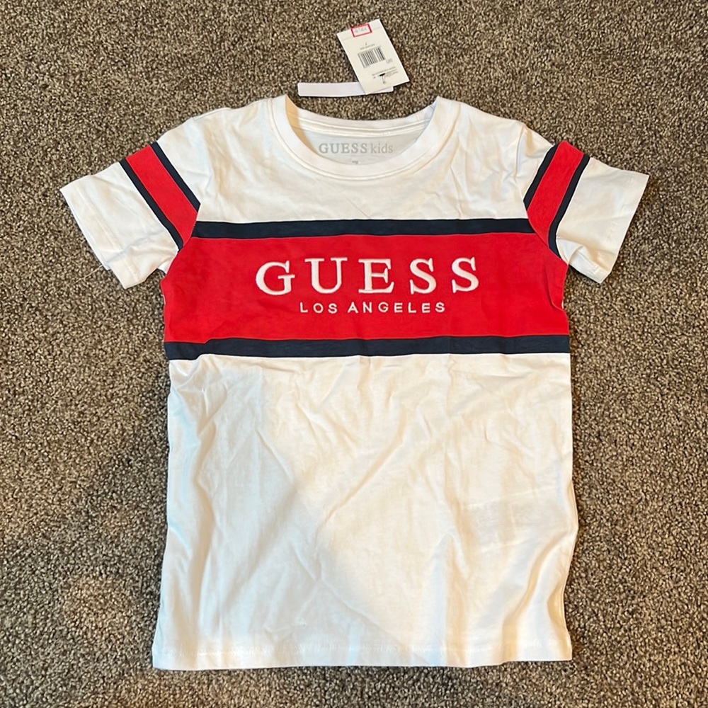 Guess Los Angeles Kids Tee Shirt Size 7 - New With Tags